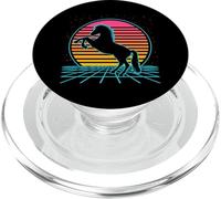 Horse Retro Vintage 70s 80s Style Farm Animals Lover PopSockets PopGrip pour MagSafe