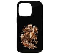 Horse Rider Indigenous Indian Native American Horse Coque pour iPhone 13 Pro
