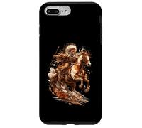 Horse Rider Indigenous Indian Native American Horse Coque pour iPhone 7 Plus/8 Plus