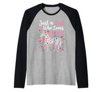 Horse Riders Just A Girl Who Loves Horses Manche Raglan
