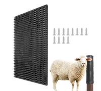 Horse Scratching Post Pad, Livestock Scratching, Sheep Grooming Brushes, Itch Relief Soft Touch Mat for, Cattle, Horses, Goats, Pigs, Farm Animals Care