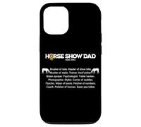 Horse Show Dad Coque pour iPhone 12/12 Pro