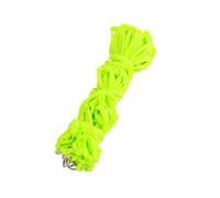 Horse Slow Feed Furage Net Sac | Corde en Nylon de Taille Moyenne avec Anneau en Fer argenté | Sac d'alimentation Robuste pour Les Chevaux/poneys/ânes | 20 - Conception (Green Medium Size)