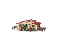 Schleich – Écurie avec chevaux et accessoires – 42195 – Farm World – Coffret