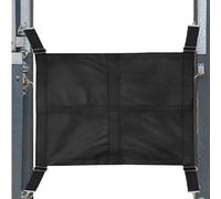 Horse Stall Guard, Breathable Fence Straps, Adjustable Equine Barrier, Durable Corral Gate, Outdoor Stable Accessory, Secure Containment for Equestrian Farm Aisle, Black, 26.77x19.29x1.97 Inches