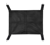 Horse Stall Guard Fence Strap, Adjustable Oxford Barrier, Heavy-Duty Stable Gate Panel, 68x49x5cm, Black Reinforced Webbing, for Barn Farm Corral Equestrian Outdoor Adaptability Consistent Utility