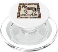Horse Stuff Books Nerds Wild Horses Equitation Funny Horses PopSockets PopGrip pour MagSafe