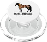 Horse Stuff Champignons Chevaux Sauvages Cheval drôle d'équitation PopSockets PopGrip pour MagSafe