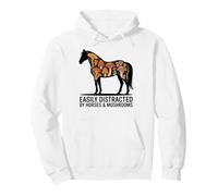 Horse Stuff Champignons Chevaux Sauvages Cheval drôle d'équitation Sweat à Capuche