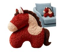 Horse Stuffed - Soft Hugging Plush Doll, for Snuggle Moments Gentle, Plush Filled Shape, with Cute Year Theme, Horse Toy for Home, Indoor Play Family Friends, Kids Celebration Scenes 7.48 Inches