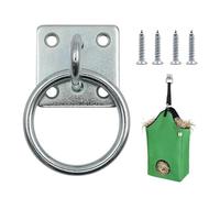 Horse Tie Ring Square Wall Lock Ring - Horse Mounting Bridle Hitching Tool for Use | Durable Heavy Duty Steel Design System, Strong Fixed Wall Structure Feature, Secure Tie Function, Training
