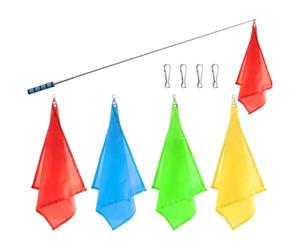 Horse Training Flag, Telescopic Equestrian Flag With Lightweight Pole