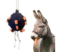 Horse Treat Ball, Slow Feed Carrot Feeder, Interactive Boredom Buster Toy and Stress Reliever for Feeding Enrichment, Ideal for Horse, Cattle, Sheep, Goat, Farm Stable Animal Use