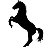 Horse Vinyl car van trailer sticker,decal, 4x4 16v 8