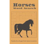Horse Word Search Puzzle Book: Fun and Relaxing Activity Book about Horses, Horseback Riding, Horse Culture and more - 6x9 Size, 800+ Total Words, 50+ ... Gift for Birthdays, Holidays, Vacations
