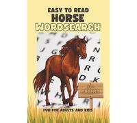 Horse Word Search Puzzle Book: Fun Word Searches with Easy to Read Print about horses, horse riders, trainers, and More | 6X9 inches, 110 Pages | 50+ ... Gifts for birthdays, Holidays, and Free Times
