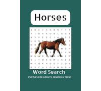 Horse Word Search Puzzle Book: Horses Word Search Puzzle Book: Easy to Read Word Search Puzzle Book about Horses, Stables, Horse Riding | 6x9 inches, 110 pages, 50+ Puzzles... Gift for Horse Lovers