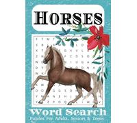 Horse Word Search Puzzle Book: Word Search with easy to read print bout horses[ 6X9 inches, 110 pages] 50+ puzzles…Gift for vacations, Holidays, Free Times