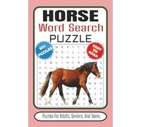 Horse Word Search Puzzle Book: Word Searches Easy-to Read-Print About Horses, Horse Racing, Horseback Riding & More | 6x9 inches, 110 pages, 50+ puzzles... gift for Horse lovers