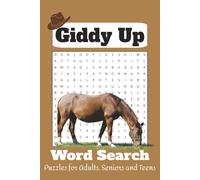 Horse Word Search Puzzle Book: Word searches with easy to read print about Horses, Horseback Riding, Cowboy Life and More | 6x9 inches, 110 pages | ... | Gift for Vacations, Holidays and Free Time
