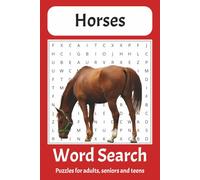 Horse Word Search Puzzle Book: Word Searches with Easy to Read Print about Horses, Horseback Riding, Horse Race and More | 6x9 inches, 110 pages | 50+ ... Gift for Vacations, Holidays and Free Times