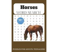 Horse Word Search Puzzle Book: Word Searches With Easy to read print about Horses, Horseback Riding, Horse Racing and more | 6x9 inches, 110 pages | ... … Gift for Vacations,Holidays and Free time