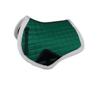 Horseback Riding Mat Non Slip Saddle Cushion Breathable Sweat Absorbing Equestrian Accessory For Training pour Les Concours(Dark Green)