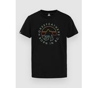 Horsefeathers Line Circle Kids T-Shirt noir XL