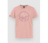Horsefeathers Line Circle Kids T-Shirt rose L