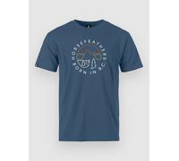 Horsefeathers Line Circle T-Shirt bleu S