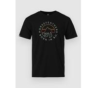 Horsefeathers Line Circle T-Shirt noir M