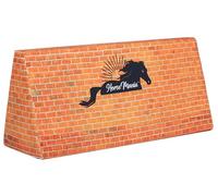 HorseMania Mur de Tournoi pour Le Cheval - Accessoire d'entraînement pour l'entraînement conditionnel - Saut de Saut, Dribbling, mobilité - Paroi en Mousse - Sécurité Lors du Saut sur Barres - 110 x