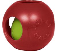 Horsemens Pride Jolly Ball Teaser Jouet pour chien BZ2289 (25cm) (Rouge)