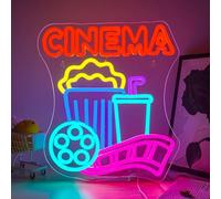 Horseneon Bio - Néon LED mural avec variateur USB, néon pour chambre, salon avec pop-corn