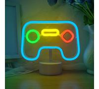 Horseneon Game Panneau Néon Gaming,Enseigne Lumineuse Neon Deco Accessoires De Bar,Gamer Decoration Chambre Murale Lampe DéCorations Murales,Pour Chambre,Salle De Jeux, DéCoration De FêTe De Ba