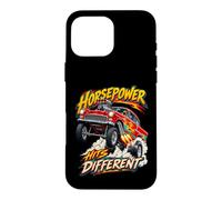 Horsepower Hits Different Drag Racing Hot Rod Coque pour iPhone 16 Pro Max
