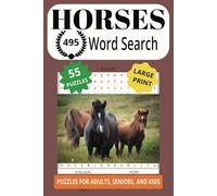 HORSES 495 WORD SEARCH: Gallop Onto The Trail And Give Your Brain A Boost!
