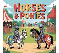 Horses and Ponies Coloring Book for Kids Ages 2-8: Fun Coloring Pages Build Focus For Toddlers And Preschoolers Rainy Day Fun Enjoy Hours Of Coloring ... Pages Build Focus For Toddlers And Pres