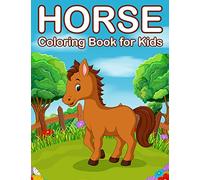 Horses Coloring Book for Kids: Jumbo Horse and Pony Coloring Book for Kids Ages 4-8