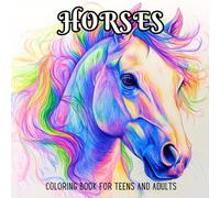 Horses Coloring Book for Teens and Adults: 50 Illustrations for Relaxation and Creativity