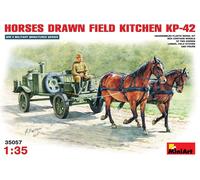 (MIN35057) - Miniart 1:35 - Soviet Field Kitchen with Horses