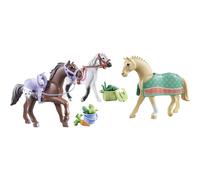 Playmobil 3 chevaux Morgan, Quarter Horse et Shagya