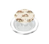 Horses Ranch Aquarelle Cottagecore Campagne Vie à la Ferme PopSockets PopGrip pour MagSafe