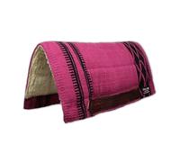 Horses Tapis de Selle d'Équitation Western Pro-Pad Classic, Protège Le Cheval des Blessures et des Chocs (Fuchsia)