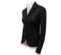 Horses Veste de compétition pour femme Evelyn, veste de compétition, tissu technique, excellente ajustement, élégante et légère, confortable, idéale pour course, Noir , M