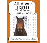 horses word search book: word searches with easy to read print about Horses, horse breads and more |8 1/2x 11 | 50+ puzzles | perfect gift for vacation, holidays and horse lovers of all ages