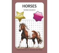 Horses Word Search Puzzle Book: Word Searches with Easy to Read Print about Horses, Horseback Riding, Horse Racing and More | 6x9 inches, 110 pages | ... Holidays, Free Time, and Relaxation