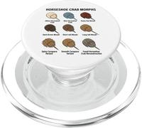 Horseshoe Crab Morphs - Variantes Uniques de Crabe en Fer à Cheval PopSockets PopGrip pour MagSafe