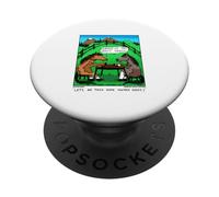 Horseshoe Hors'n Around Funny Farm Animal Horse Cadeau PopSockets PopGrip Adhésif