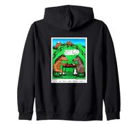 Horseshoe Hors'n Around Funny Farm Animal Horse Cadeau Sweat à Capuche